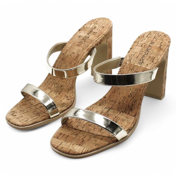 Rampage Jolene Two-Strap Heeled Sandal (Women S) - Picture 1 of 8